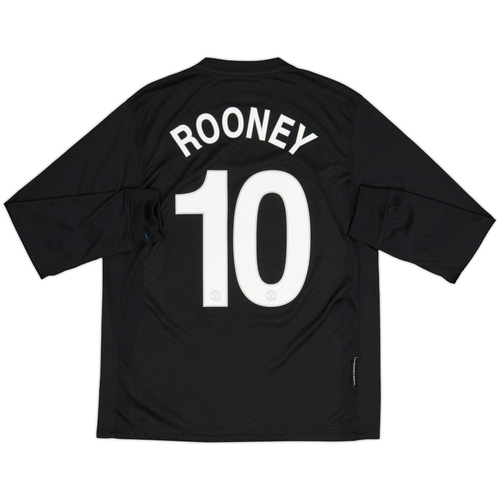 2009-10 Manchester United Away L/S Shirt Rooney #10 - 6/10 - (M)