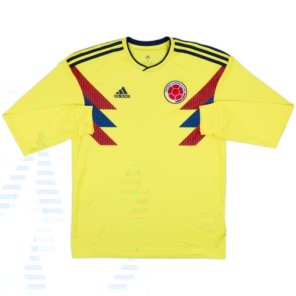 2018-19 Colombia Home L/S Shirt - 8/10 - (M)
