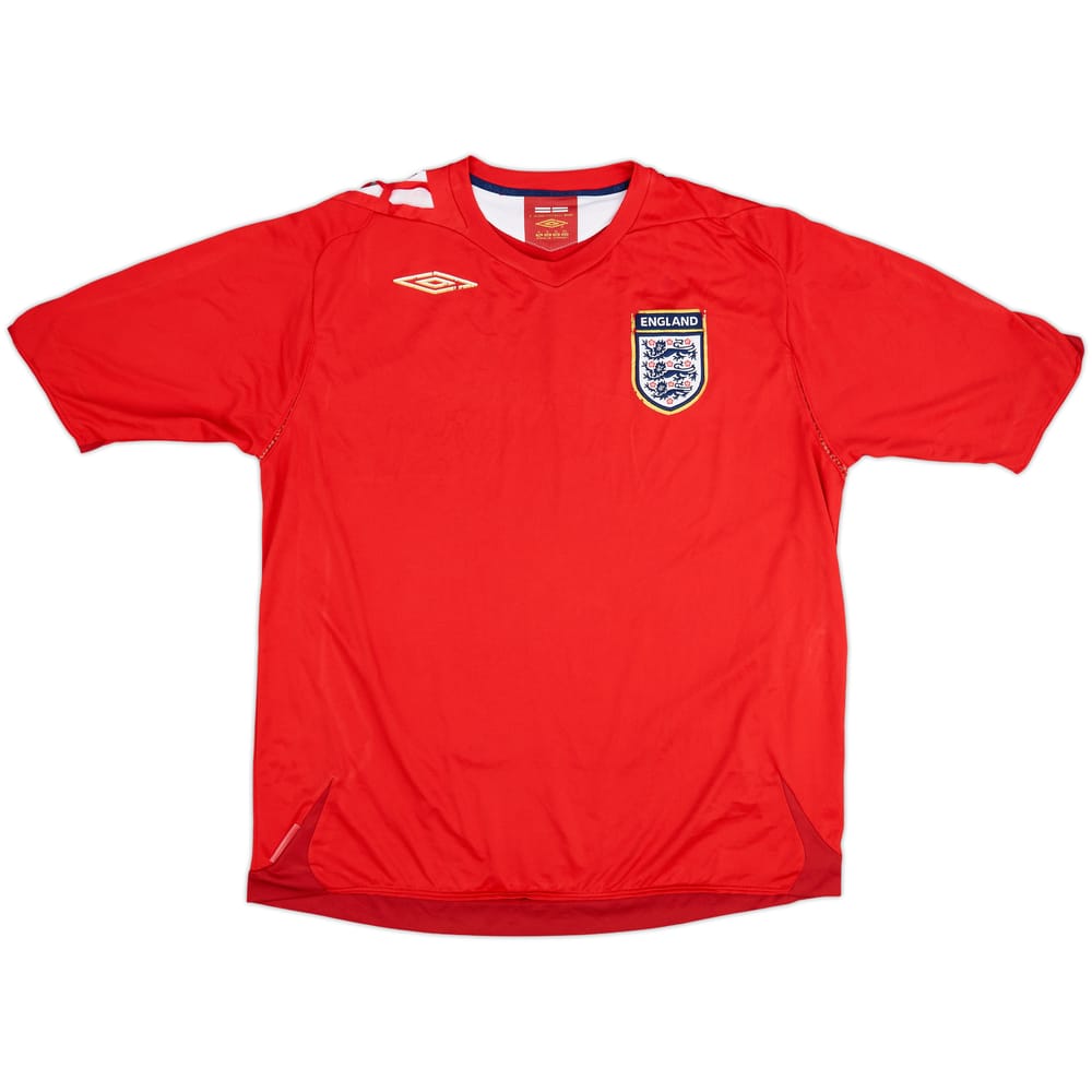 2006-08 England Away Shirt - 5/10 - (XL)