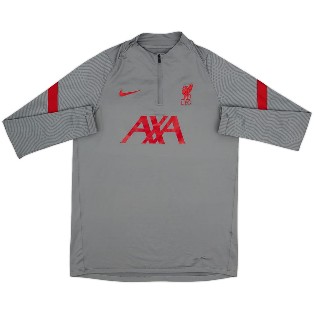 2020-21 Liverpool Nike 1/4 Zip Drill Top - 7/10 - (L)