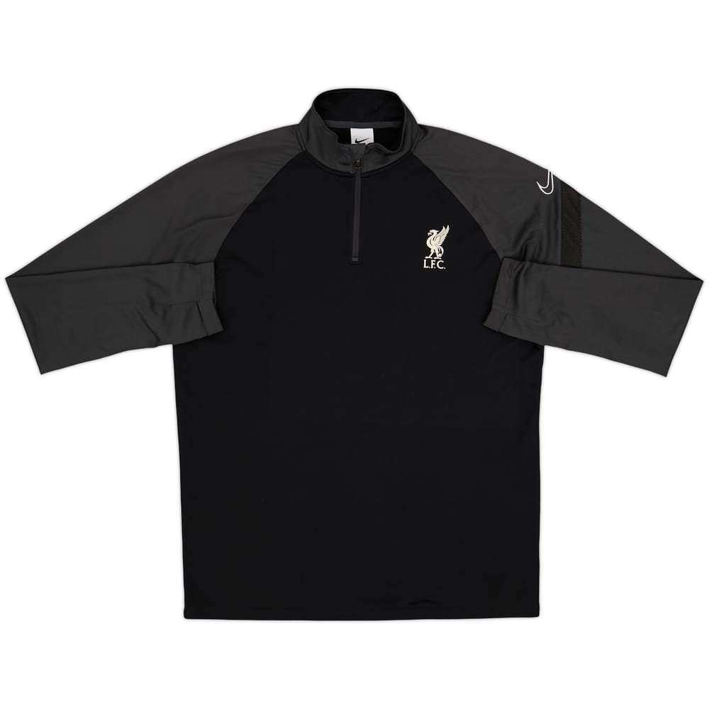 2021-22 Liverpool Nike 1/4 Zip Drill Top - 9/10 - (L)