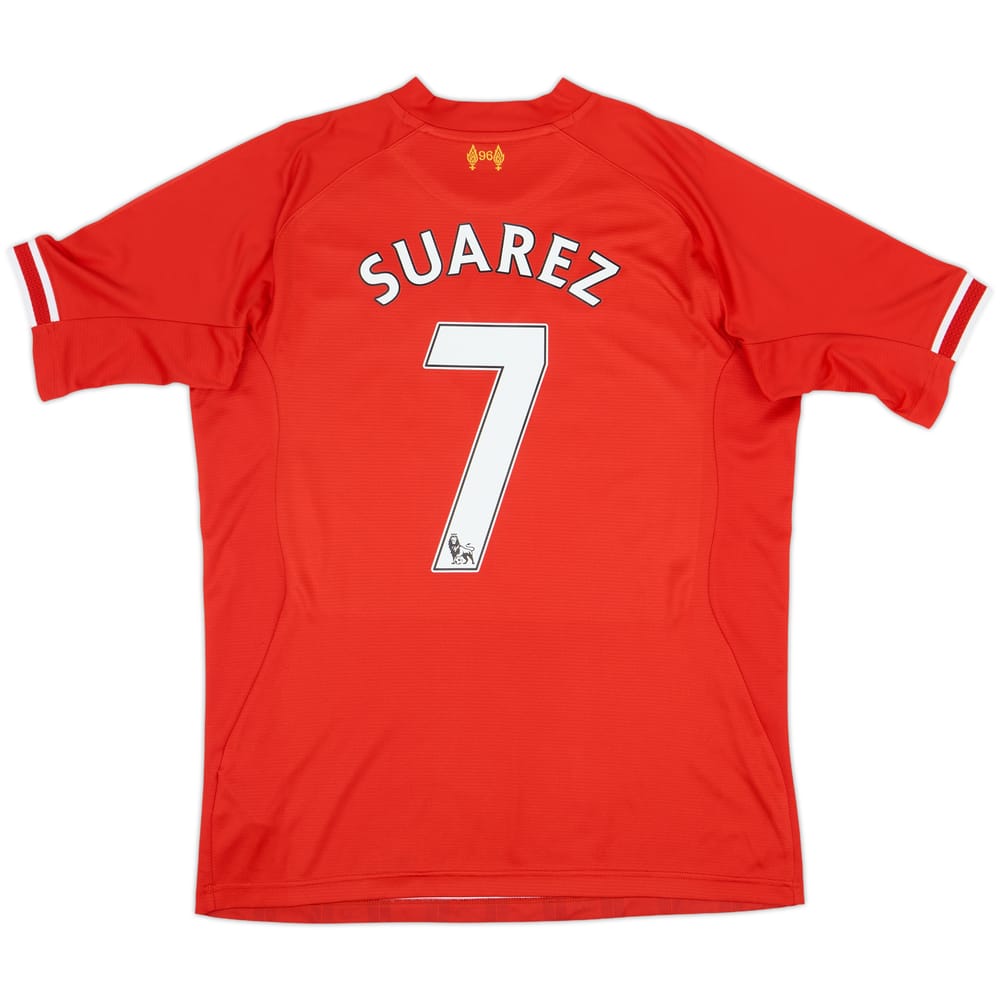 2013-14 Liverpool Home Shirt Suarez #7 - 8/10 - (L)