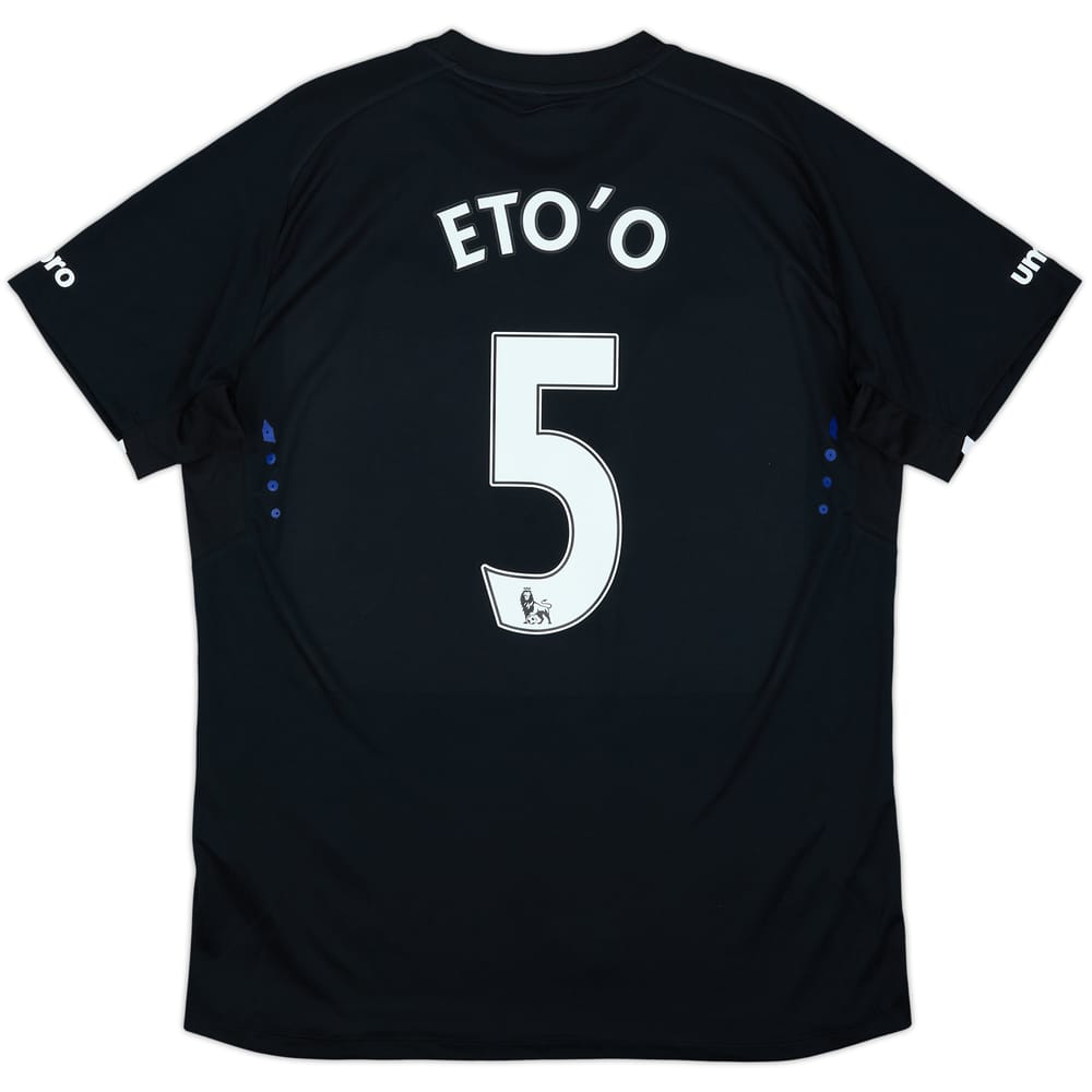 2014-15 Everton Away Shirt Eto'o #5 - 10/10 - (L)