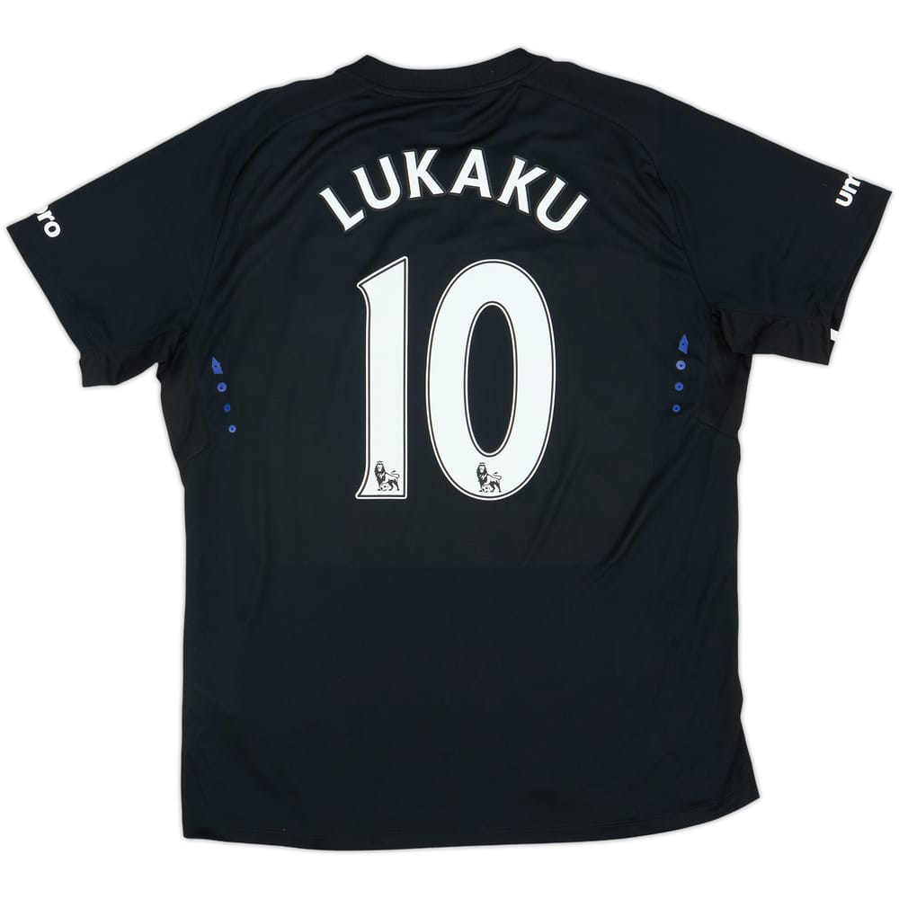 2014-15 Everton Away Shirt Lukaku #10 - 8/10 - (L)