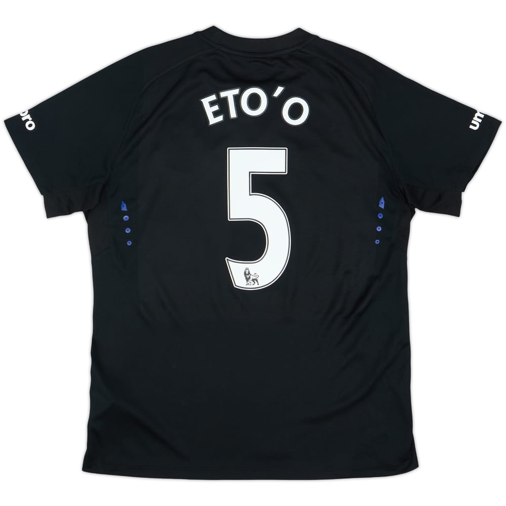 2014-15 Everton Away Shirt Eto'o #5 - 8/10 - (M)