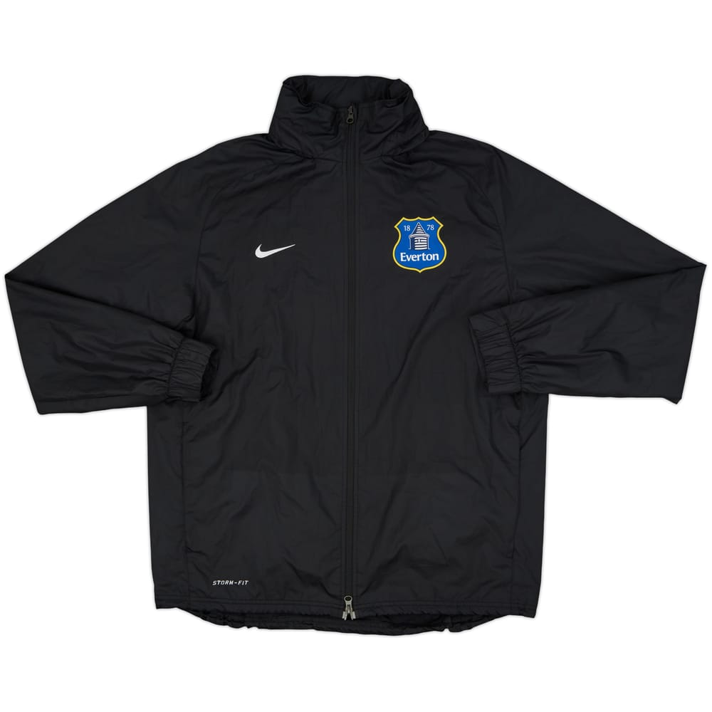 2013-14 Everton Nike Hooded Rain Jacket - 8/10 - (L)