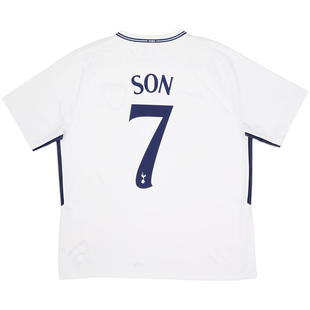 2017-18 Tottenham Home Shirt Son #7 - 8/10 - (XL)