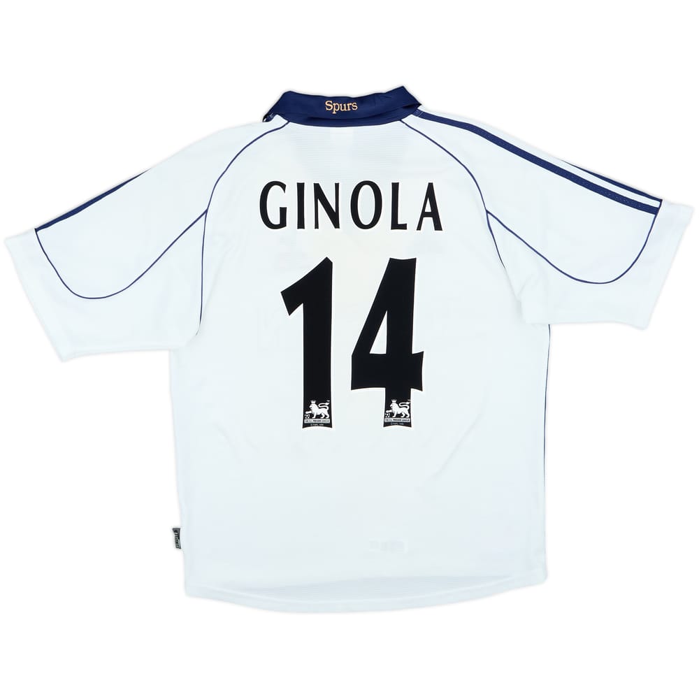 1999-01 Tottenham Home Shirt Ginola #14 - 7/10 - (M)