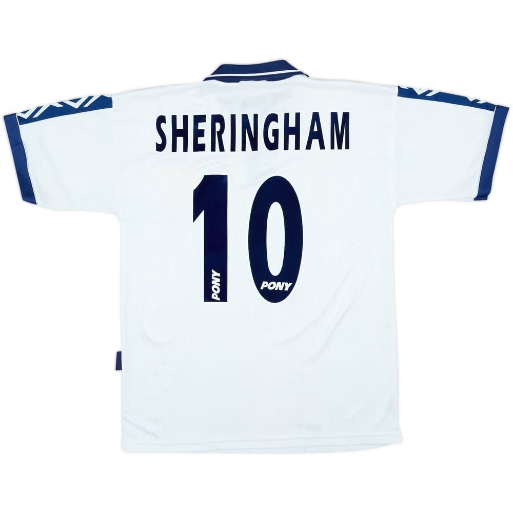 1995-97 Tottenham Home Shirt Sheringham #10 - 8/10 - (M)