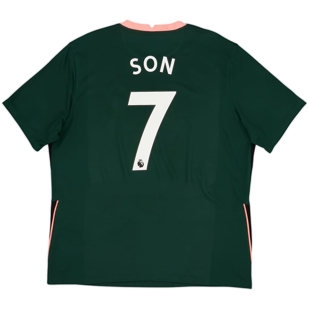 2020-21 Tottenham Away Shirt Son #7 - 9/10 - (XL)