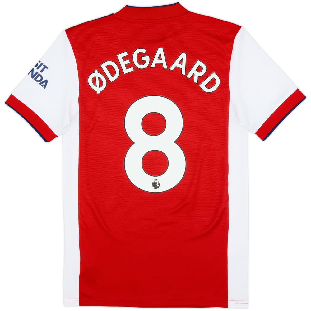 2021-22 Arsenal Home Shirt Odegaard #8 - 9/10 - (XS)