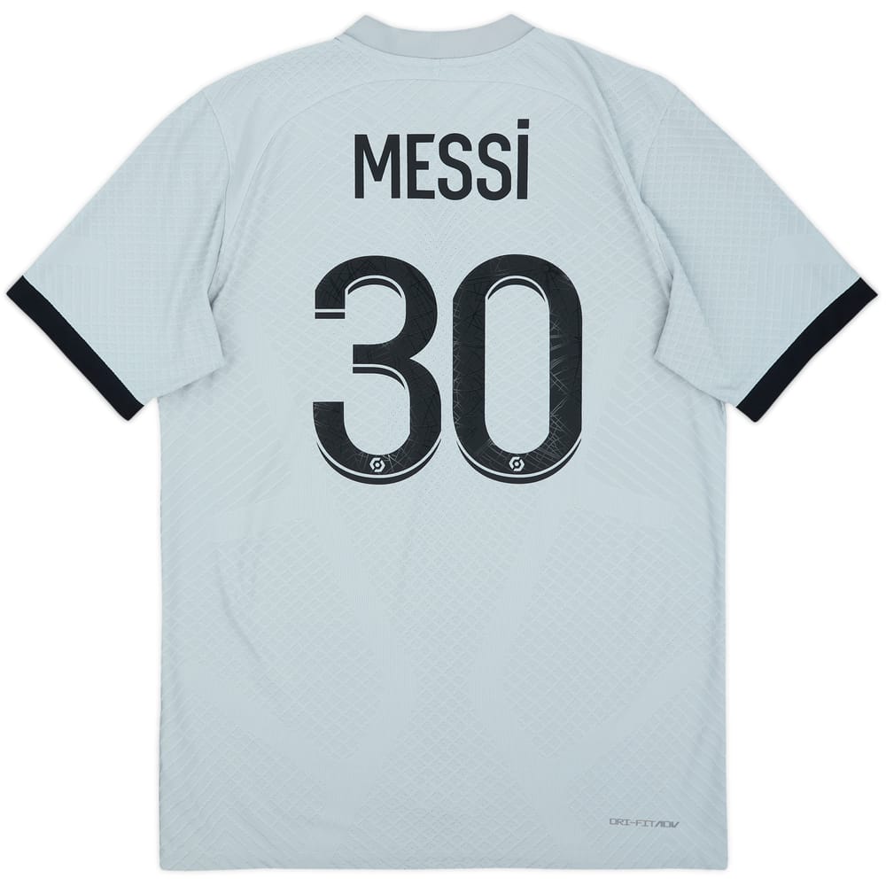 2022-23 Paris Saint-Germain Authentic Away Shirt Messi #30 - 9/10 - (M)