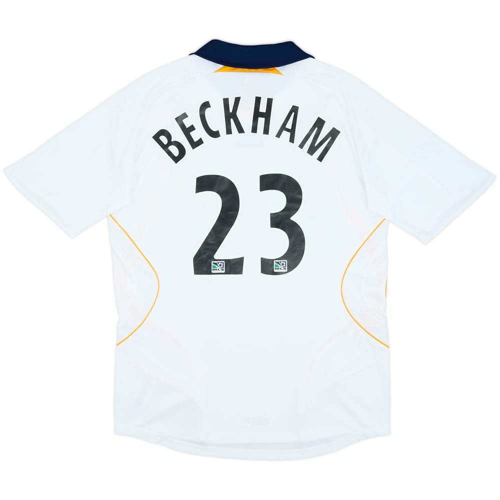 2007-08 LA Galaxy Home Shirt Beckham #23 - 6/10 - (M)