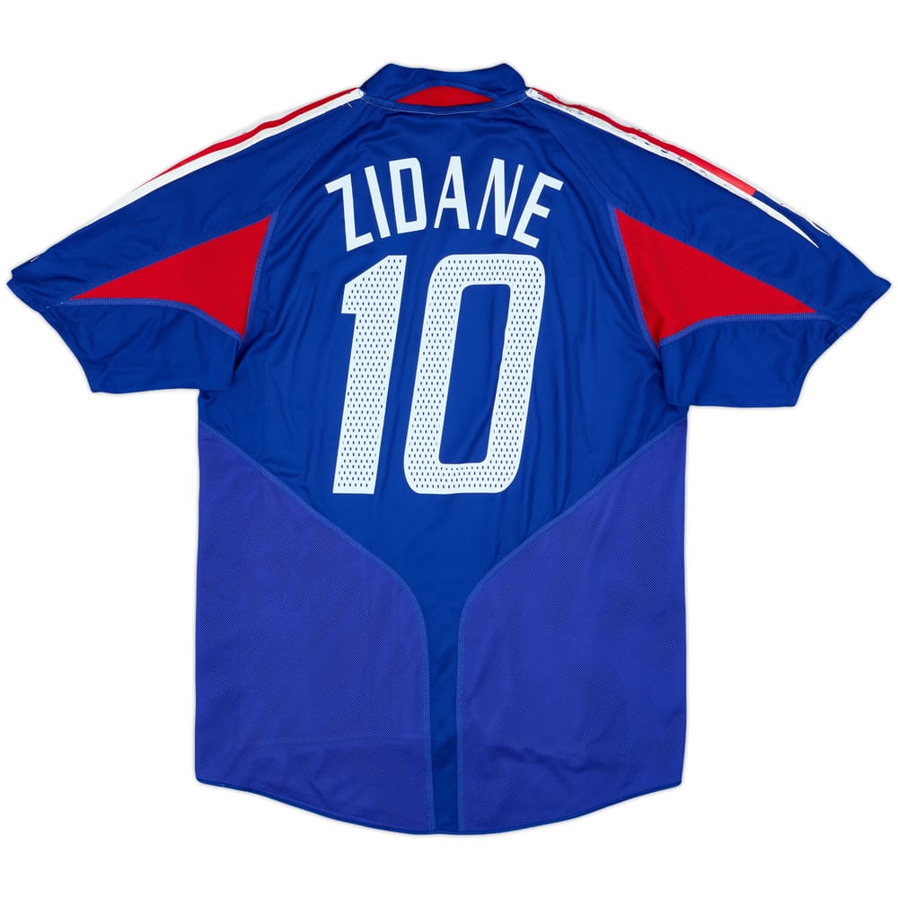 2004-06 France Home Shirt Zidane #10 - 6/10 - (M)