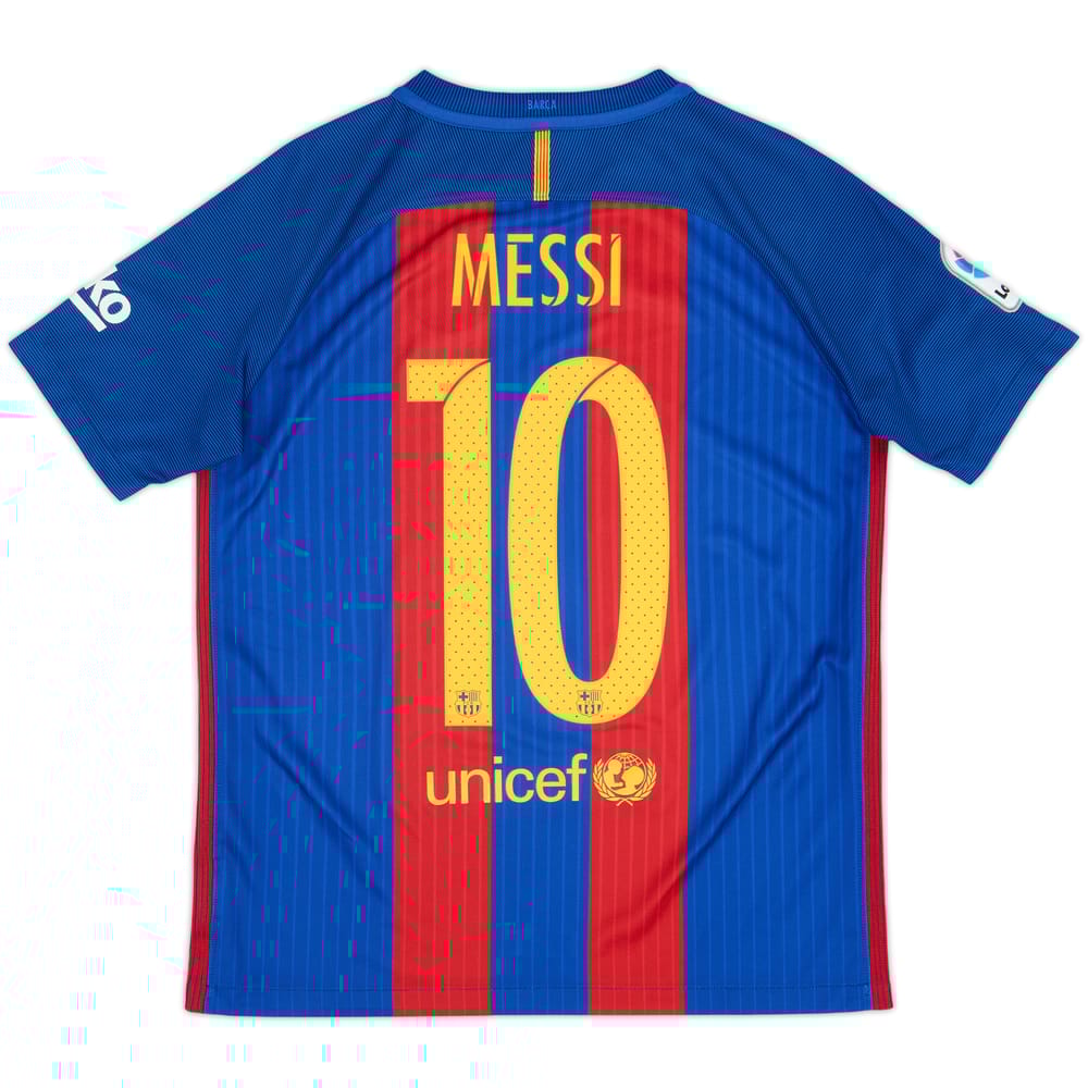 2016-17 Barcelona Home Shirt Messi #10 - 8/10 - (XL.Boys)