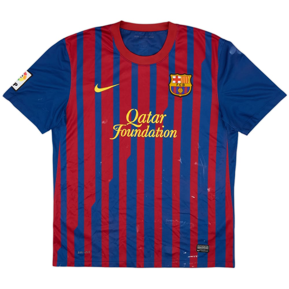 2011-12 Barcelona Home Shirt - 3/10 - (L)