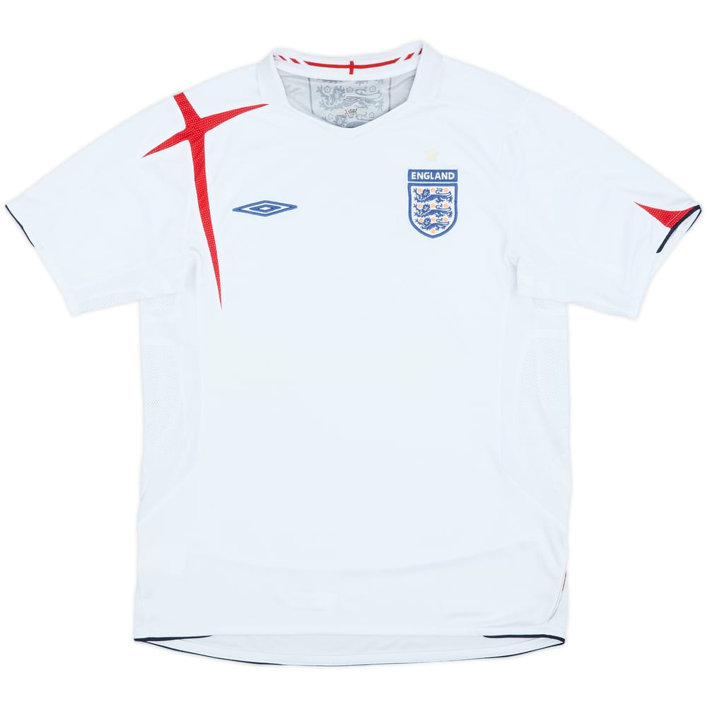 2005-07 England Home Shirt - 5/10 - (S)