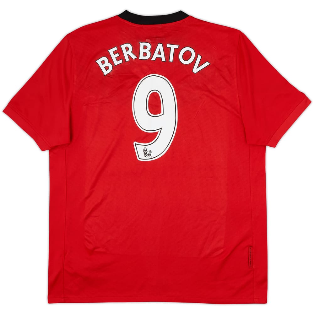 2009-10 Manchester United Home Shirt Berbatov #9 - 5/10 - (L)