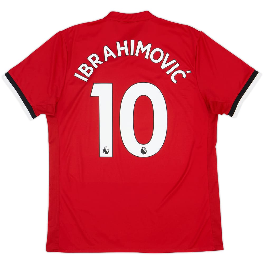 2017-18 Manchester United Home Shirt Ibrahimovic #10 - 6/10 - (L)