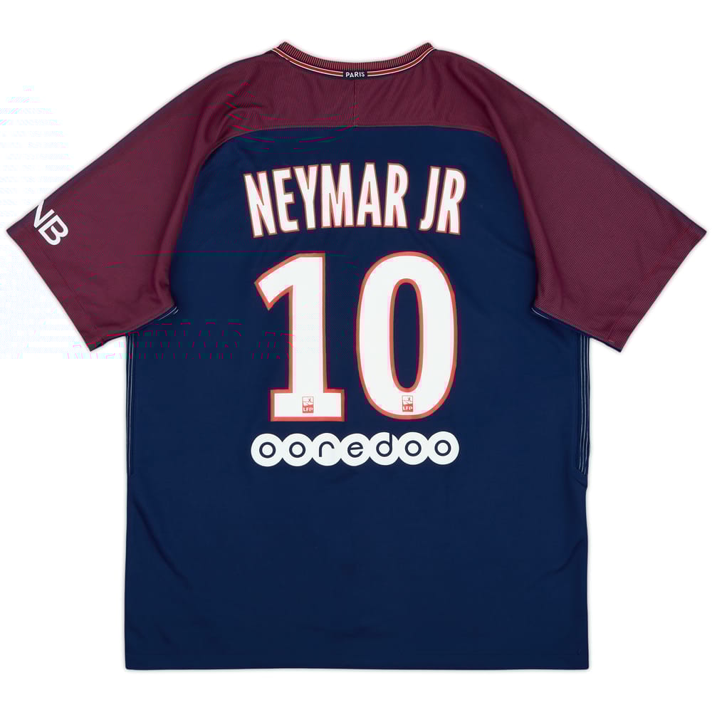 2017-18 Paris Saint-Germain Home Shirt Neymar Jr #10 - 9/10 - (L)