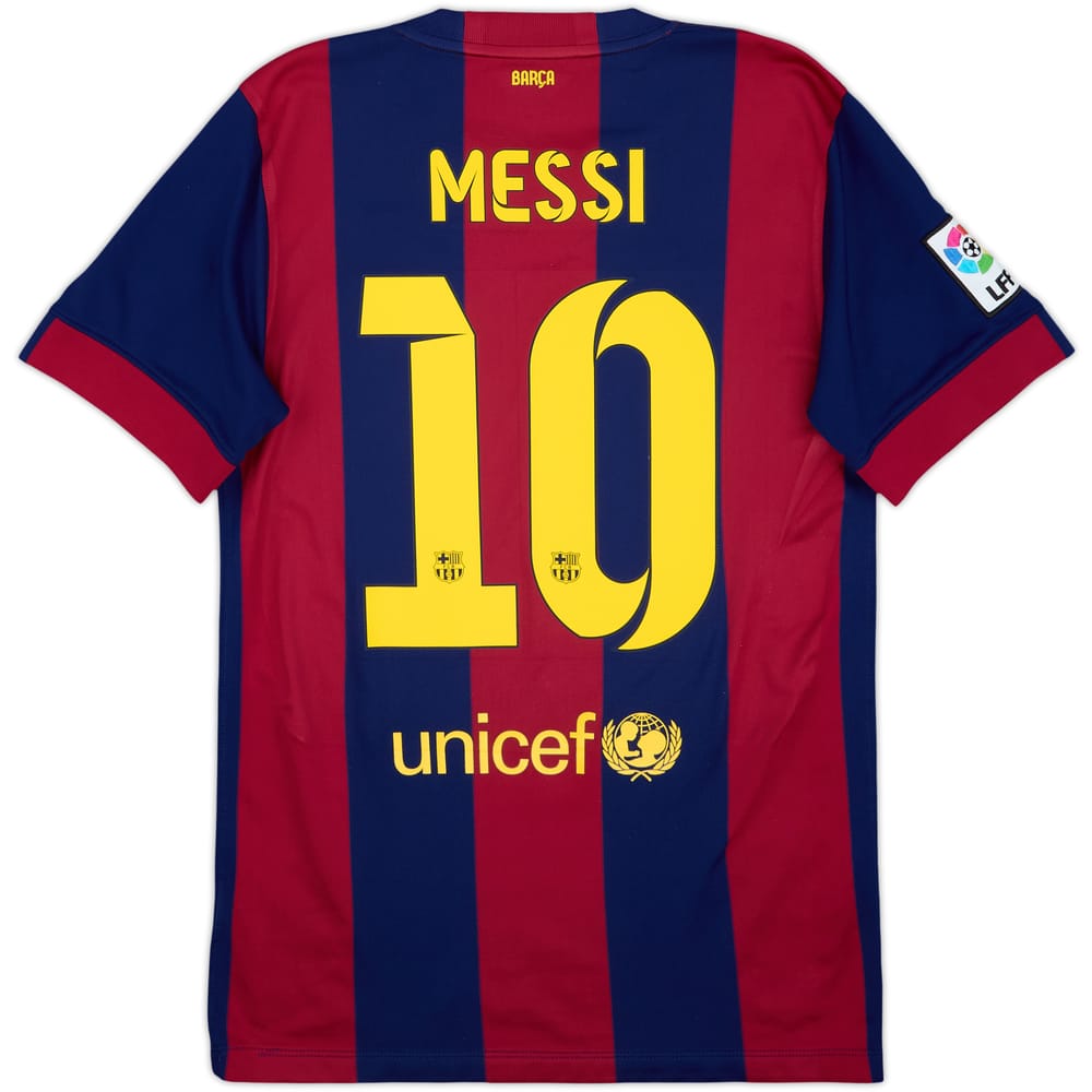 2014-15 Barcelona Home Shirt Messi #10 - 8/10 - (S)