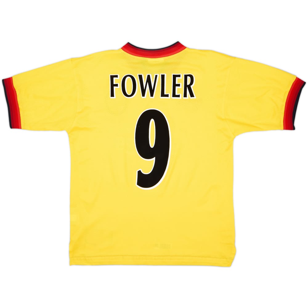 1997-99 Liverpool Away Shirt Fowler #9 - 8/10 - (S)