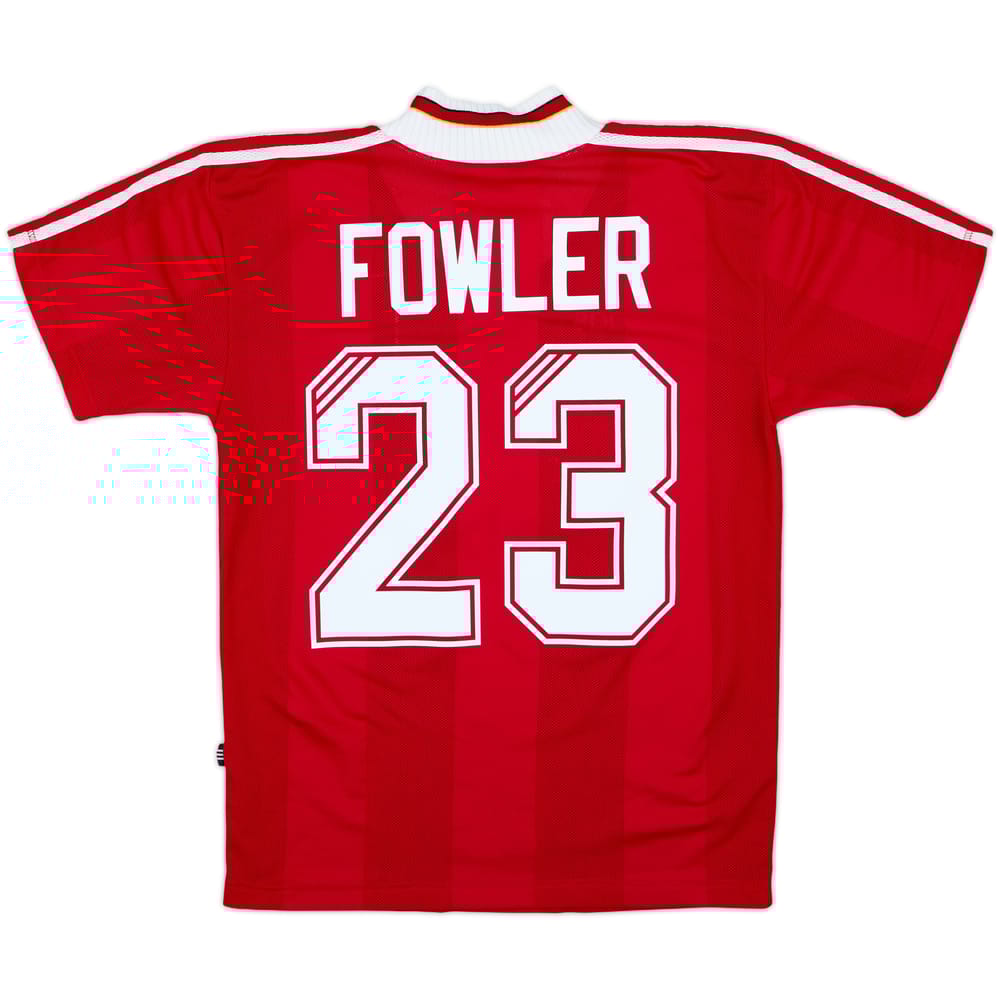 1995-96 Liverpool Home Shirt Fowler #23 - 7/10 - (S)