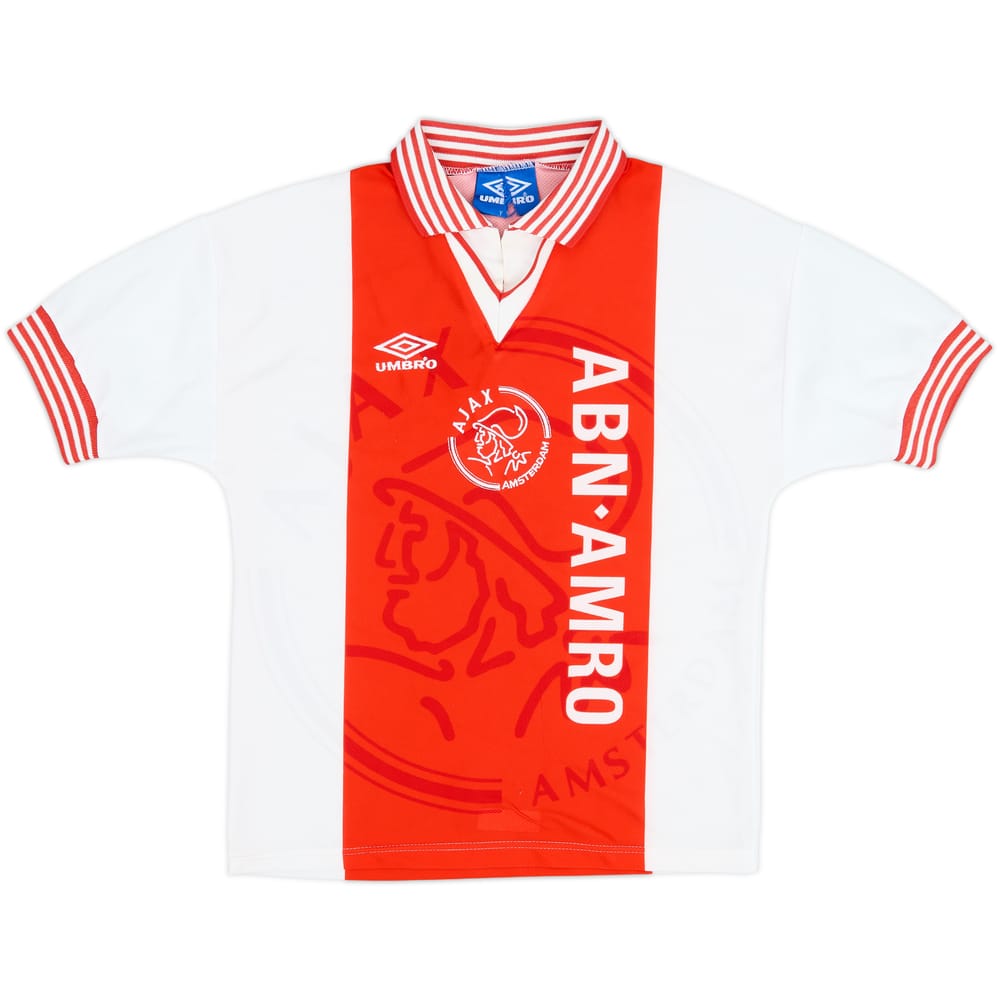1995-96 Ajax Home Shirt - 8/10 - (Y)