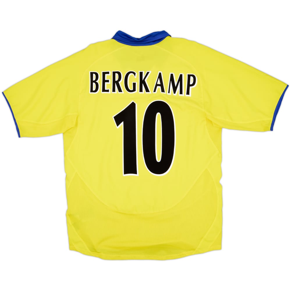 2003-05 Arsenal Away Shirt Bergkamp #10 - 6/10 - (M)