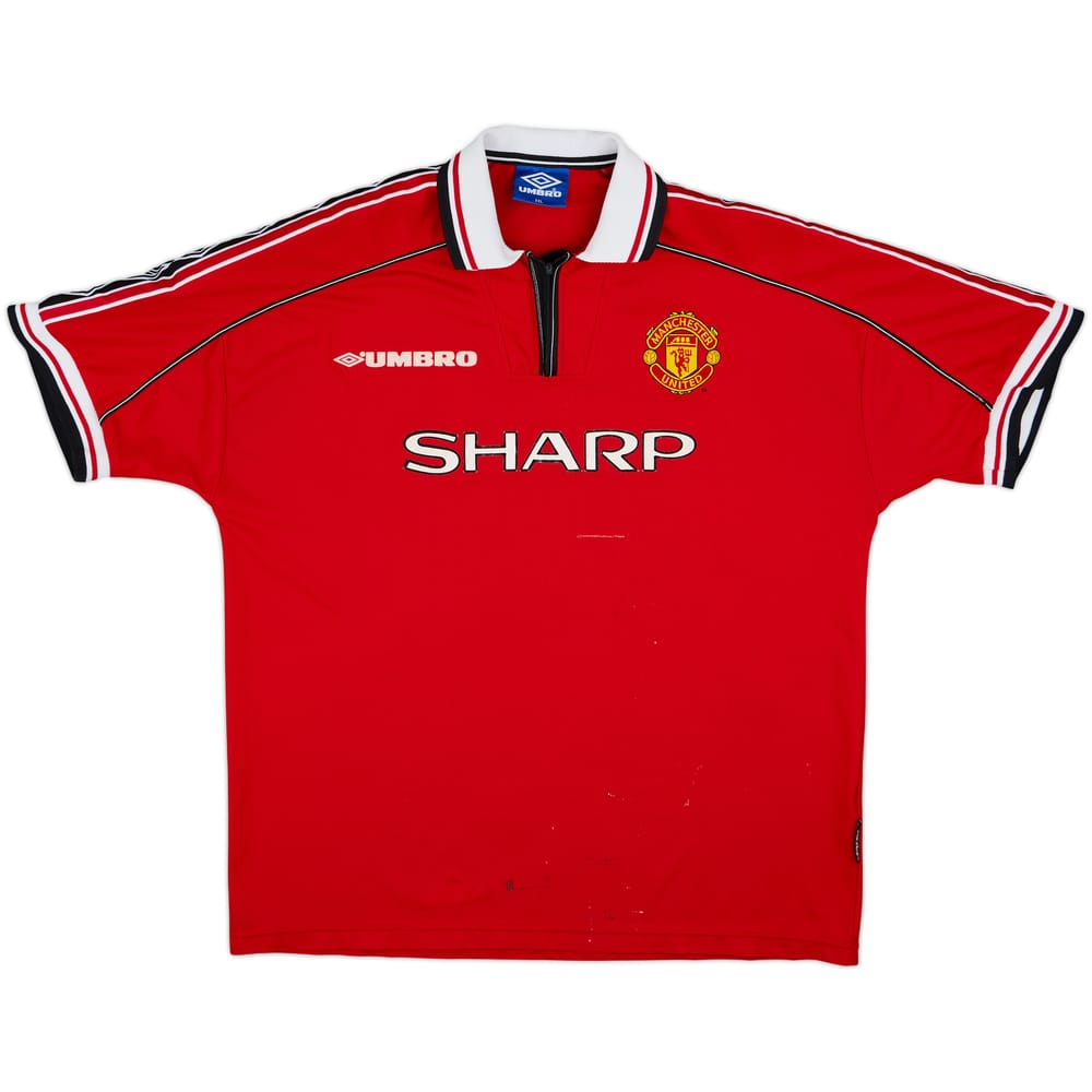 1998-00 Manchester United Home Shirt - 5/10 - (XXL)