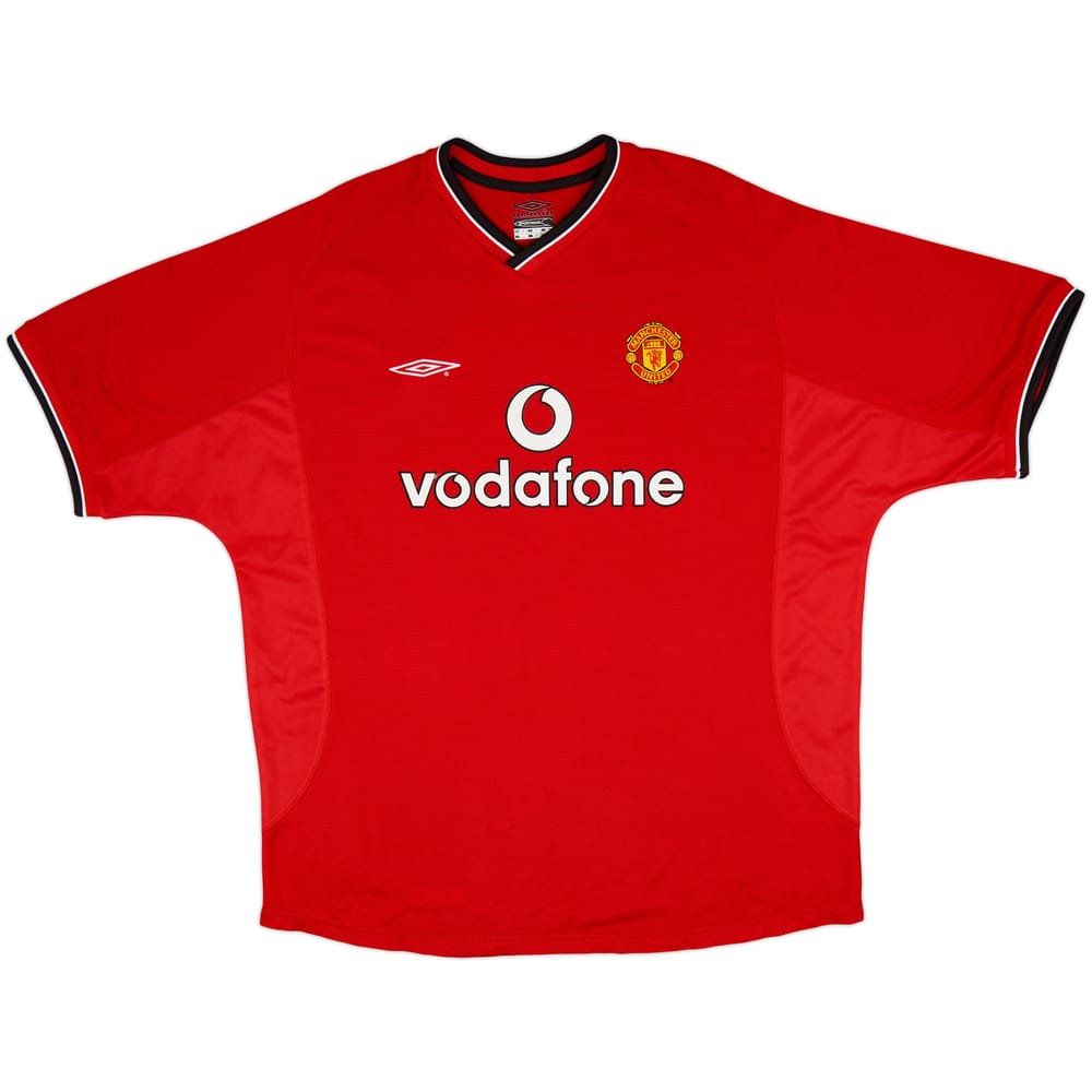 2000-02 Manchester United Home Shirt - 5/10 - (XXL)