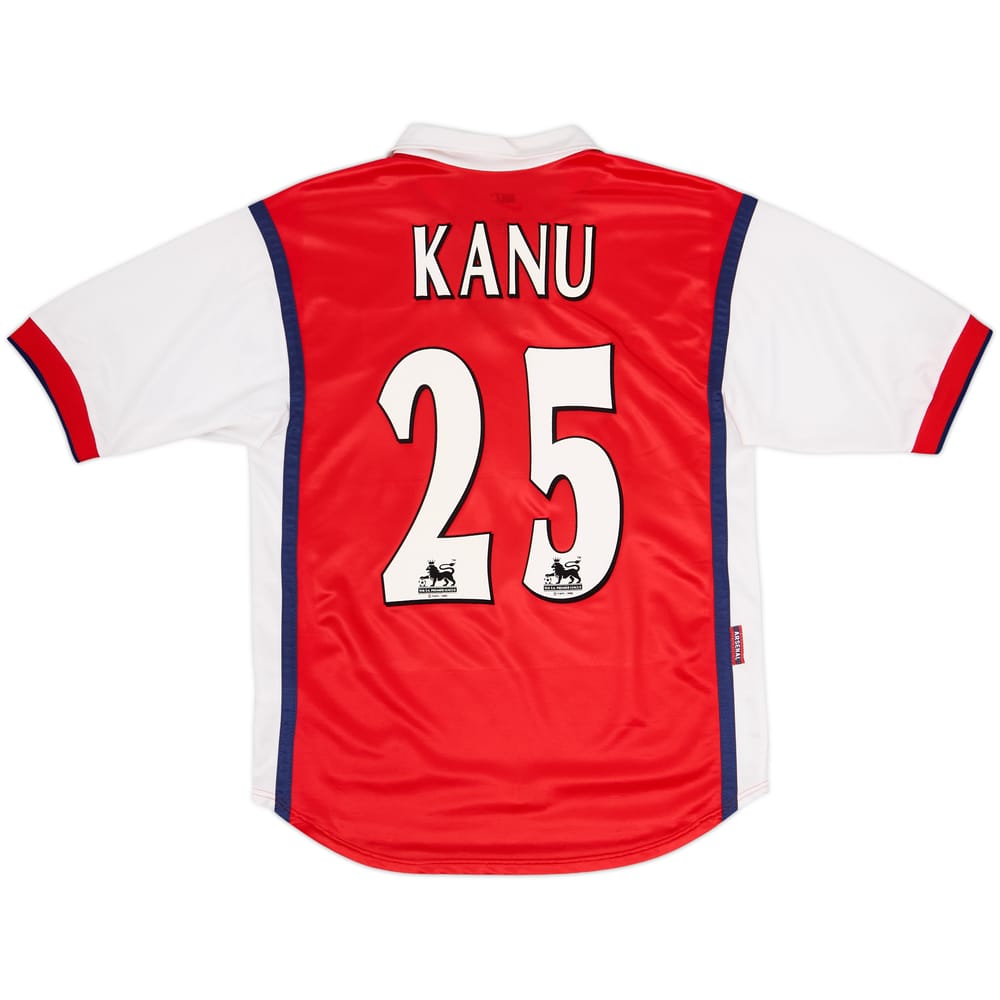 1998-99 Arsenal Home Shirt Kanu #25 - 7/10 - (S)