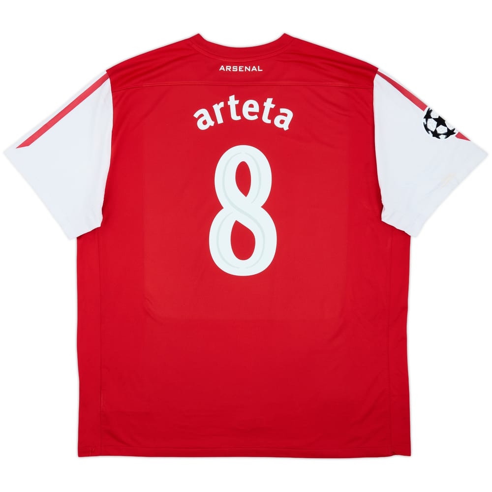2011-12 Arsenal Home Shirt Arteta #8 - 6/10 - (XXL)