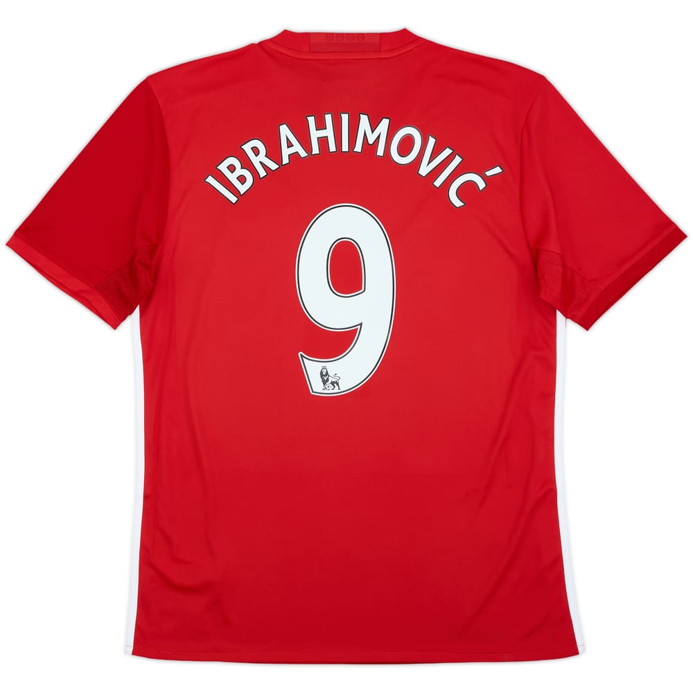 2016-17 Manchester United Home Shirt Ibrahimovic #9 (M)