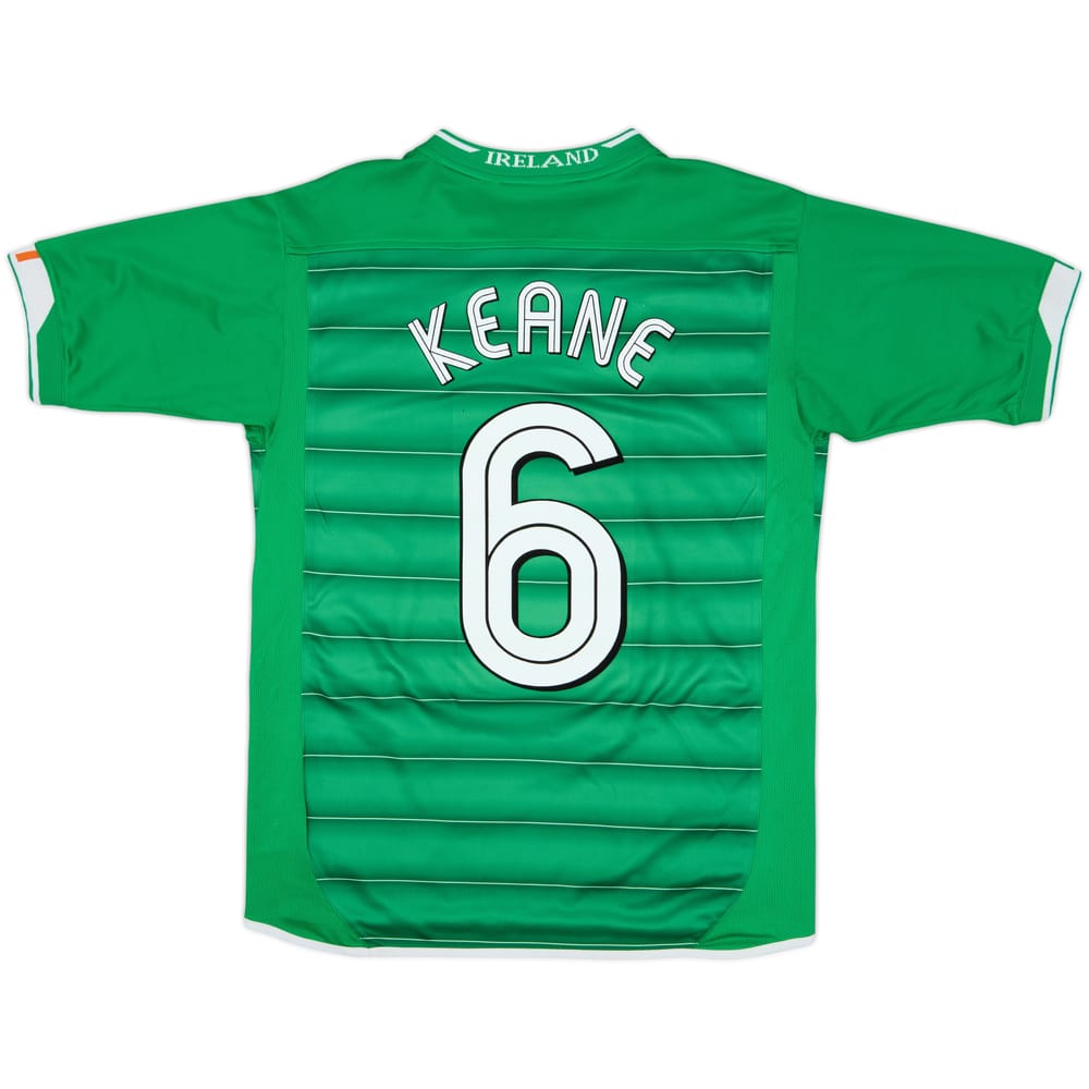 2003-04 Ireland Home Shirt Keane #6 - 8/10 - (XL.Boys)