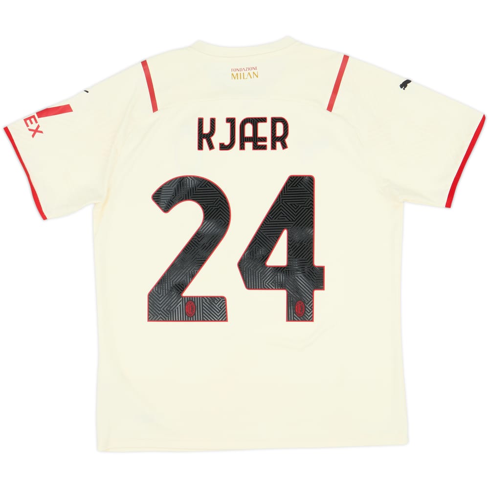 2021-22 AC Milan Away Shirt Kjaer #24 - 8/10 - (L)