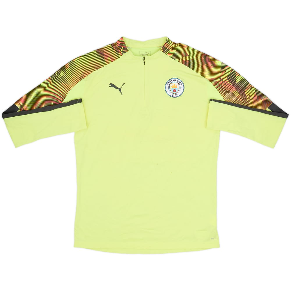 2019-20 Manchester City Puma 1/4 Zip Drill Top - 5/10 - (L)