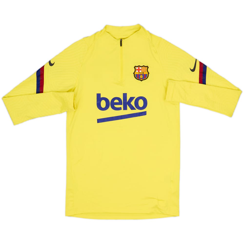 2020-21 Barcelona Nike Vaporknit 1/4 Zip Drill Top - 8/10 - (S)