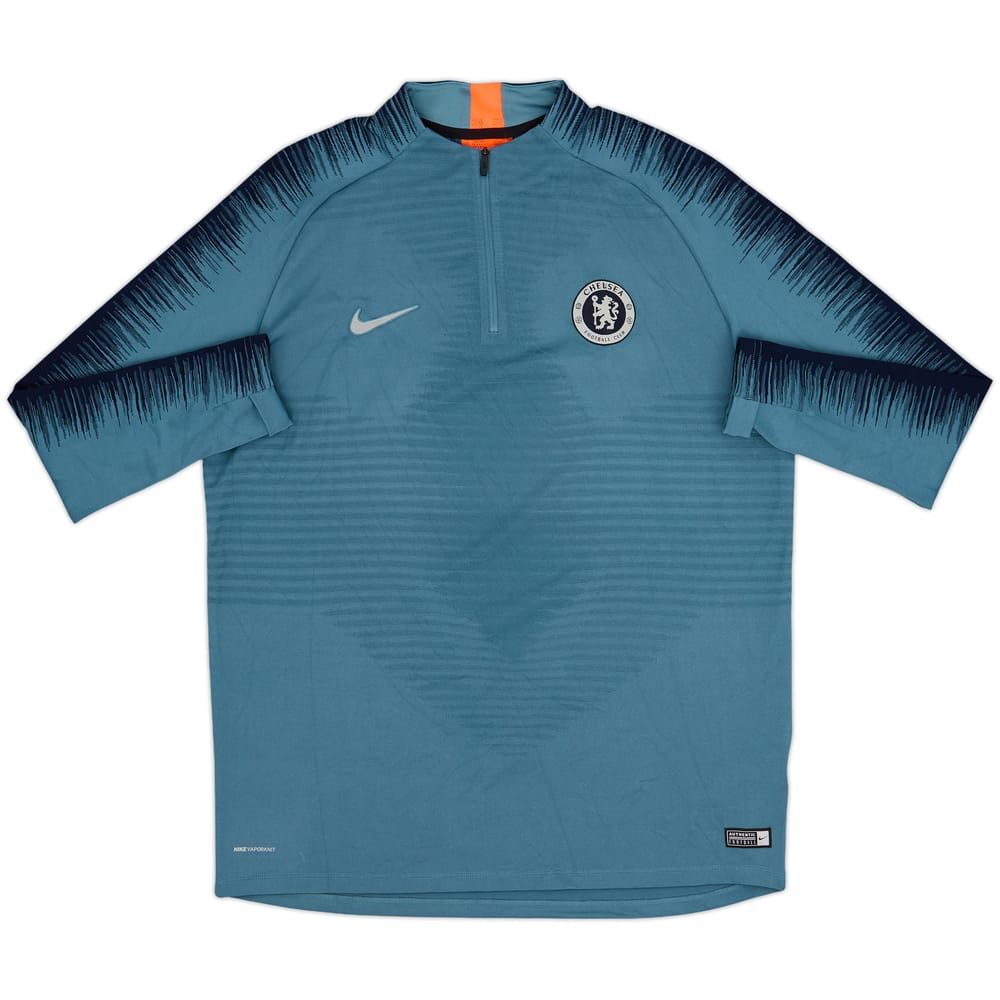 2018-19 Chelsea Nike Vaporknit 1/4 Zip Drill Top - 8/10 - (XL)