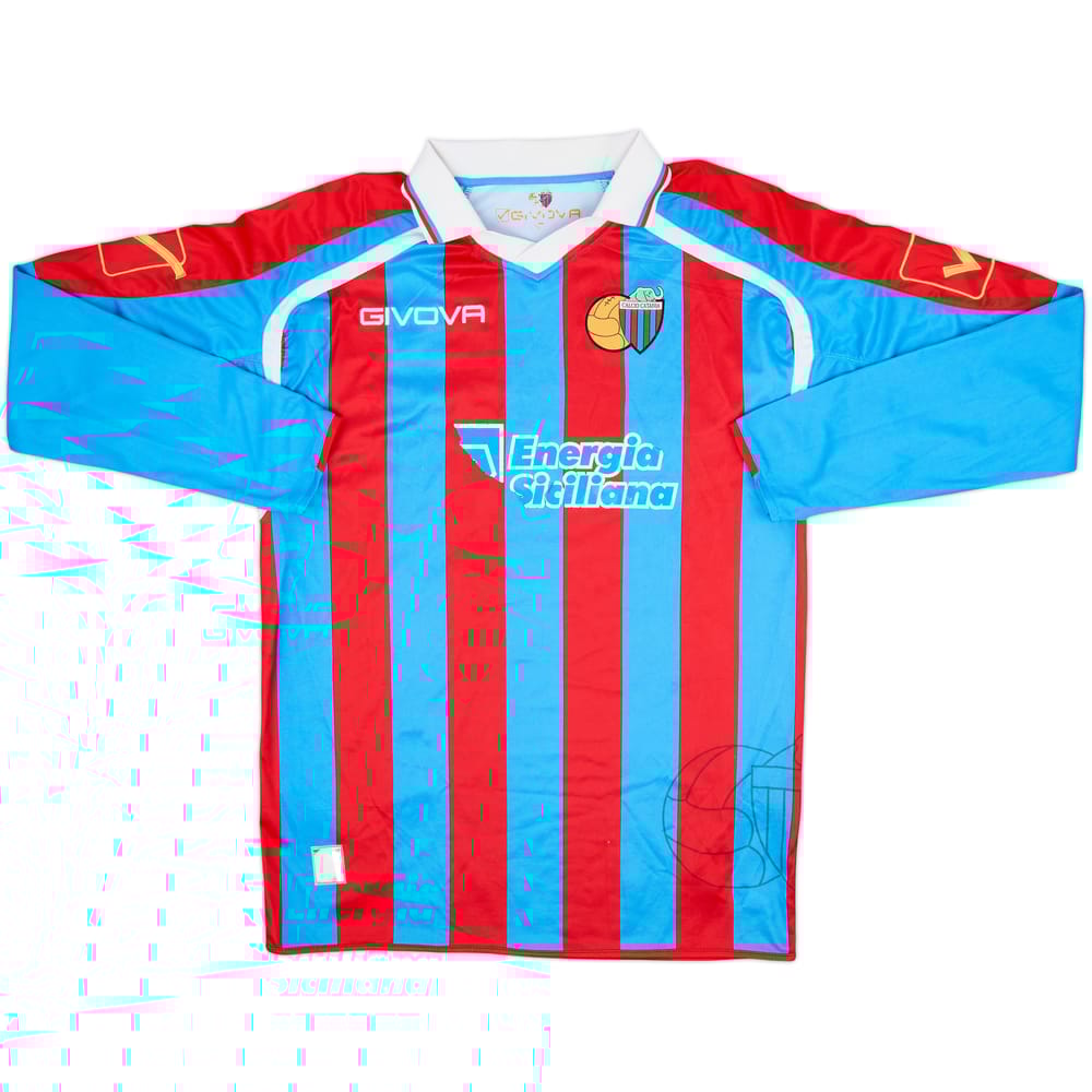 2010-12 Catania Home L/S Shirt - 4/10 - (XL)