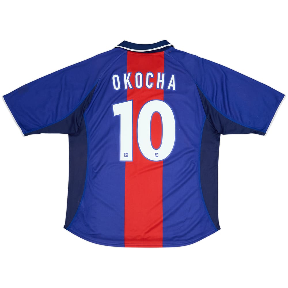 2000-01 Paris Saint-Germain Maillot Domicile Okocha #10 - 6/10 - (XL)