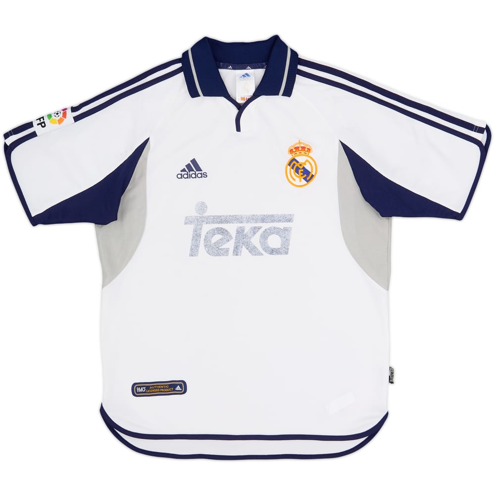 2000-01 Real Madrid Home Shirt - 4/10 - (S)
