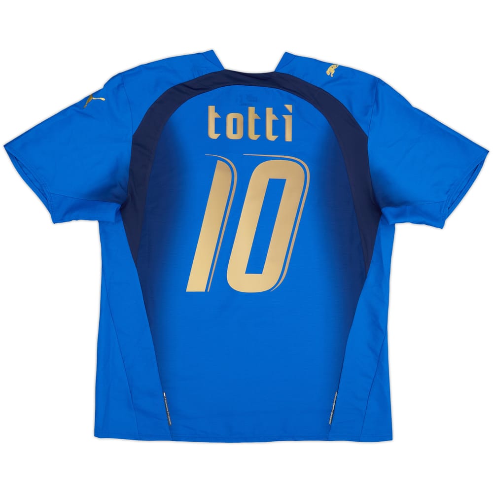 2006 Italy Home Shirt Totti #10 - 6/10 - (L)