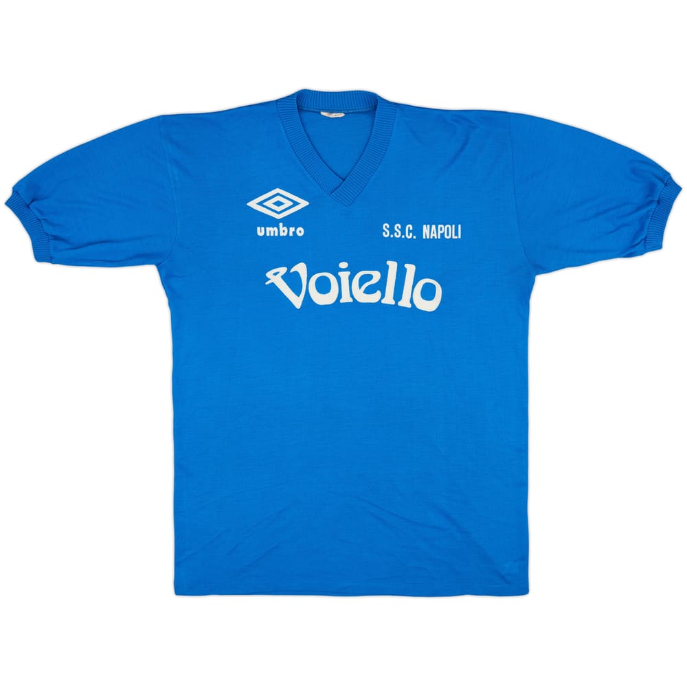 1991-92 Napoli Umbro Cotton Training Shirt - 10/10 - (XL)