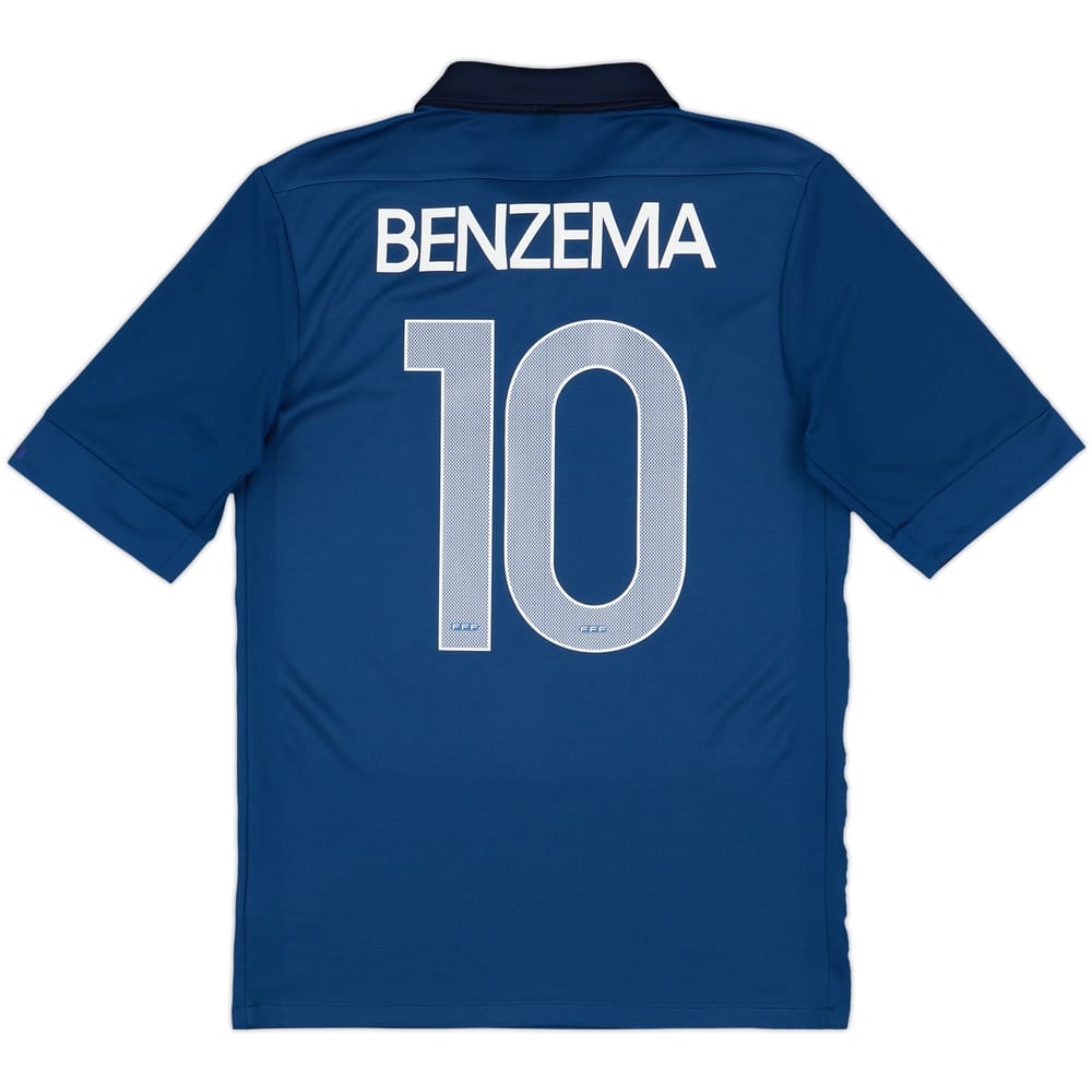 2011-12 France Home Shirt Benzema #10 - 7/10 - (S)