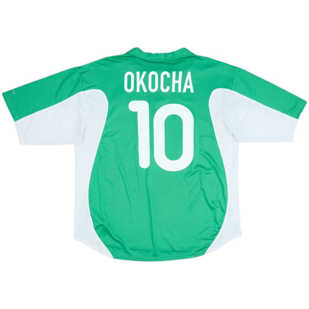 2000-01 Nigeria Home Shirt Okocha #10 - 8/10 - (XL)