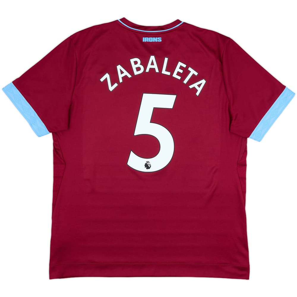 2018-19 West Ham Home Shirt Zabaleta #5 - 10/10 - (XL)