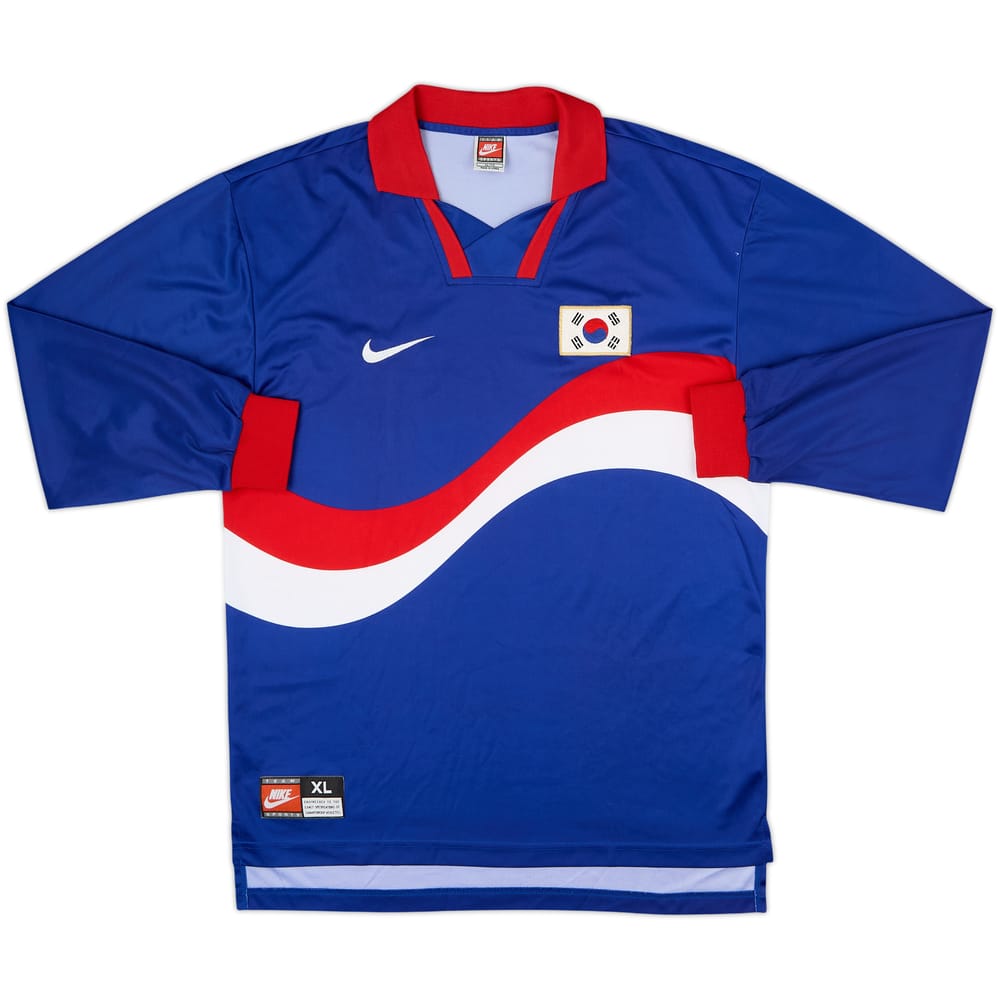1996-98 South Korea Away L/S Shirt - 8/10 - (XL)