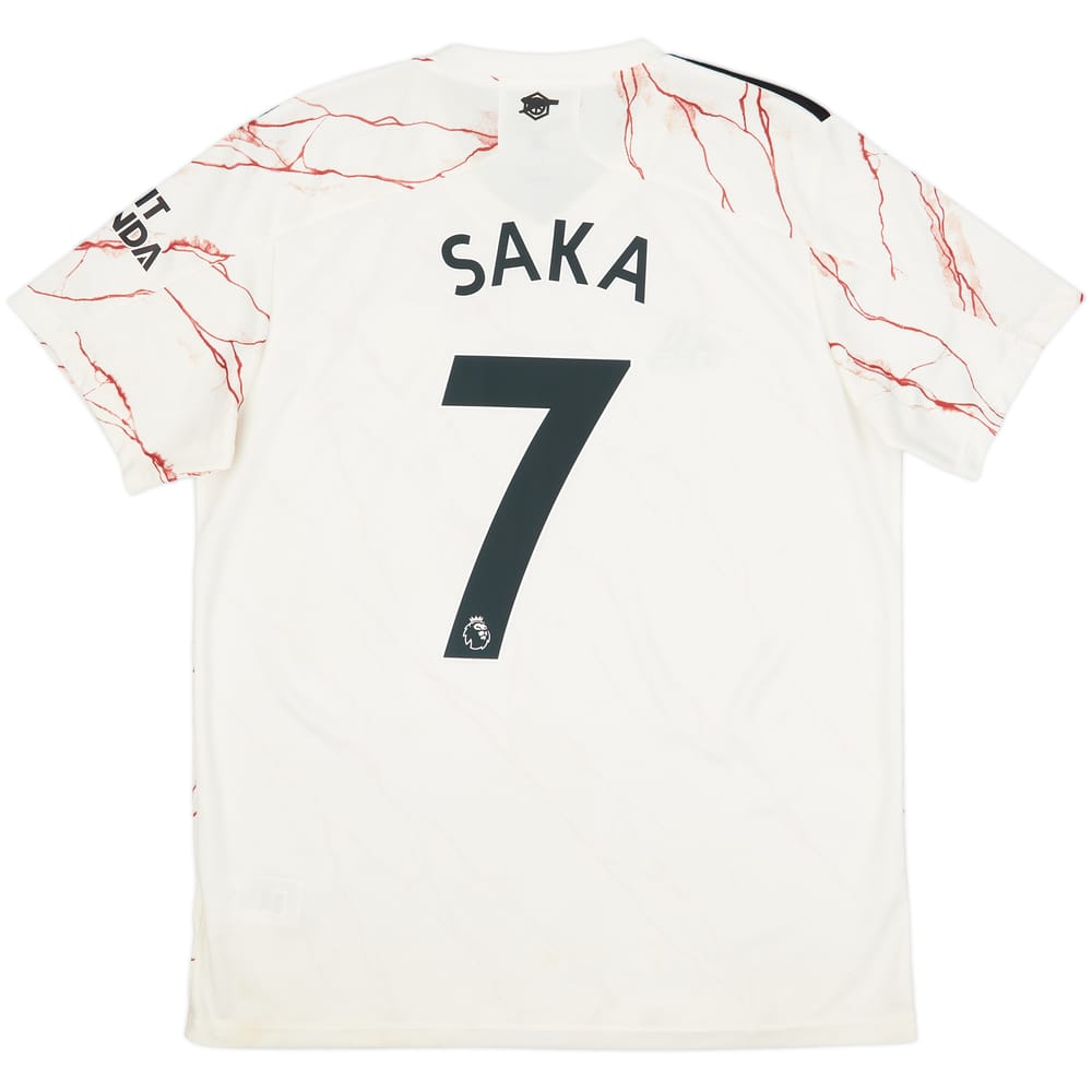 2020-21 Arsenal Away Shirt Saka #7 - 6/10 - (L)