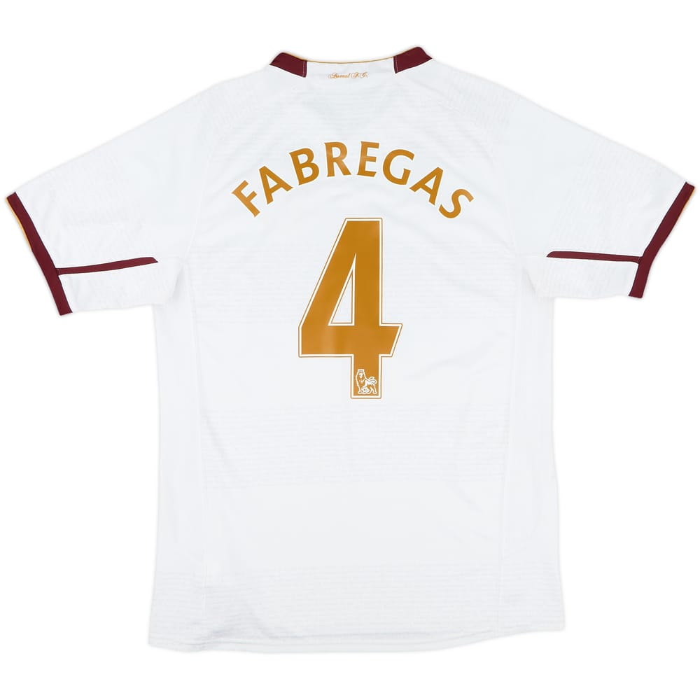 2007-08 Arsenal Away Shirt Fabregas #4 - 9/10 - (S)